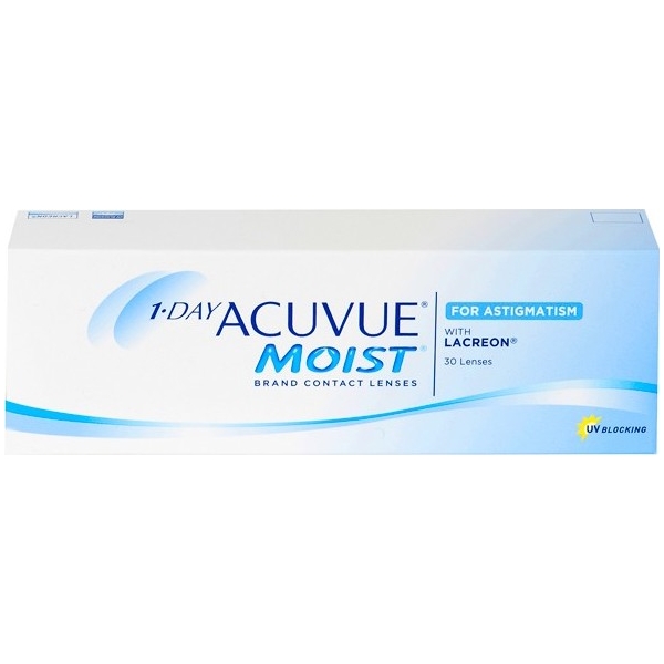 1 Day Acuvue Moist For Astigmatism 30 - Lentilles de contact