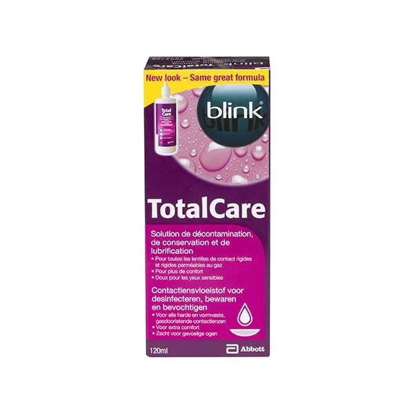 TotalCare Décontamination 120ml - Produit pour lentilles