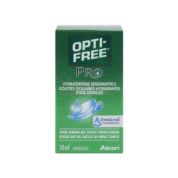 Opti Free Pro Hydratant 10 ml - Produit pour lentilles